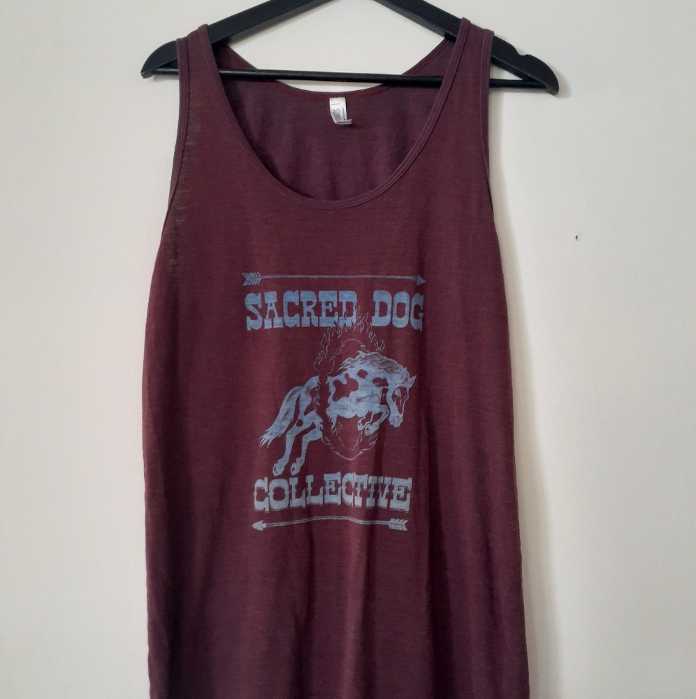 Sacred Dog Collective tank top - ranch animals sanctuary